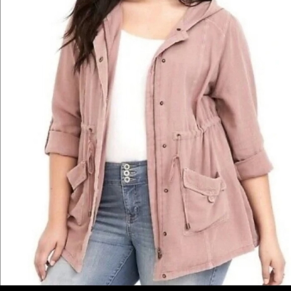 torrid Jackets & Blazers - Torrid twill essential anorak jacket